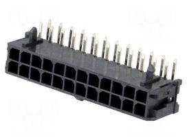 Socket | wire-board | male | Micro-Fit 3.0 | 3mm | PIN: 24 | THT | 5A | 600V