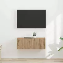 TV staliukas TV sieninė spintelė 2 pcs Meistrų ąžuolas 39 x 31 x 29,5 cm