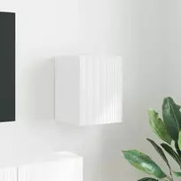 TV staliukas TV sieninė spintelė Balta 30 x 31 x 40 cm Apdirbta mediena