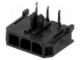 Socket | wire-board | male | Micro-Fit 3.0 | 3mm | PIN: 3 | THT | 5A | tinned