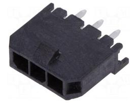 Socket | wire-board | male | Micro-Fit 3.0 | 3mm | PIN: 3 | THT | 5A | 600V