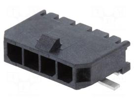 Socket | wire-board | male | Micro-Fit 3.0 | 3mm | PIN: 4 | Glow-Wire | SMT