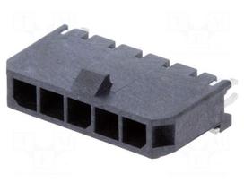 Socket | wire-board | male | Micro-Fit 3.0 | 3mm | PIN: 5 | THT | 5A | tinned