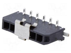 Socket | wire-board | male | Micro-Fit 3.0 | 3mm | PIN: 6 | SMT | 5A | tinned