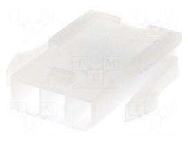 Plug | wire-wire | male | Mini-Fit Jr | 4.2mm | PIN: 3 | w/o contacts
