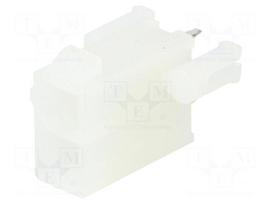 Socket | wire-board | male | Mini-Fit Jr | 4.2mm | PIN: 2 | THT | PCB snap