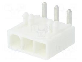 Socket | wire-board | male | Mini-Fit Jr | 4.2mm | PIN: 3 | THT | PCB snap