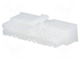 Plug | wire-wire/PCB | female | Mini-Fit Jr | 4.2mm | PIN: 22 | for cable