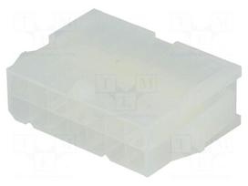 Plug | wire-wire | male | Mini-Fit Jr | 4.2mm | PIN: 14 | w/o contacts
