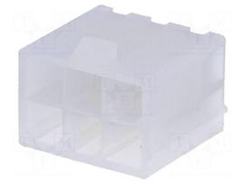 Socket | wire-board | male | N42G | 4.2mm | PIN: 6 | THT | 600V | 9A | tinned