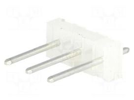Socket | wire-board | male | KK | 5.08mm | PIN: 3 | round contacts | THT