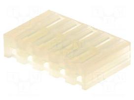 Plug | wire-board | female | KK | 5.08mm | PIN: 5 | w/o contacts | straight