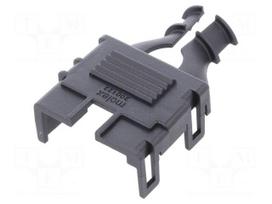Cable hood and fastener | female | Mega-Fit | PIN: 8 | Layout: 2x4