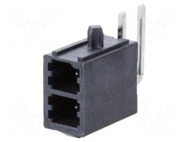 Socket | wire-board | male | Mega-Fit | 5.7mm | PIN: 2 | Layout: 2x1 | 23A