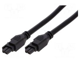 Cable: Mega-Fit-Mega-Fit | female | Mega-Fit | 5.7mm | PIN: 2 | 23A | 300V