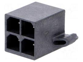 Socket | wire-board | male | Mega-Fit | 5.7mm | PIN: 4 | Layout: 2x2 | 23A