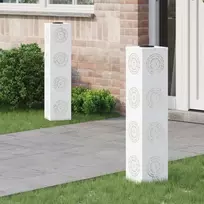 Saulės LED šaligatvio šviesa 2 pcs Balta