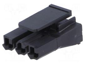 Connector: wire-board | SABRE | plug | female | PIN: 3 | w/o contacts