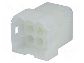Plug | wire-wire | male | .140 MATE-N-LOK | 6.1mm | PIN: 9 | w/o contacts