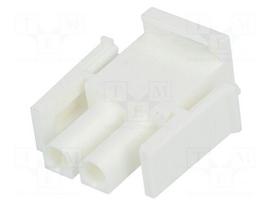 Plug | wire-wire/PCB | male/female | Universal MATE-N-LOK | 6.35mm