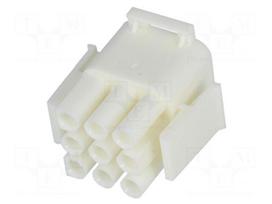Plug | wire-wire/PCB | male/female | Universal MATE-N-LOK | 6.35mm