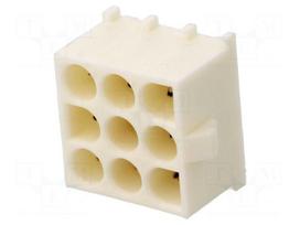 Socket | wire-wire/PCB | male | Universal MATE-N-LOK | 6.35mm | PIN: 9