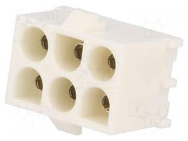 Socket | wire-board | female | Universal MATE-N-LOK | 6.35mm | PIN: 6