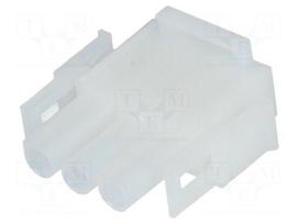 Plug | wire-wire | male/female | NLS | 6.35mm | PIN: 3 | Layout: 1x3 | 600V