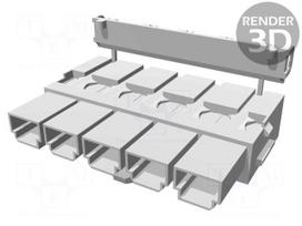 Plug | wire-board | female | Series: Mini-Fit Sr | 10mm | PIN: 5 | 600V