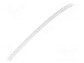 Insulating tube | Mat: silicone | transparent | -50÷200°C | Øint: 4mm