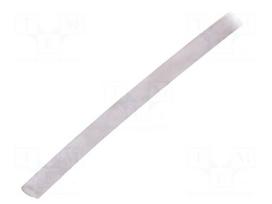 Insulating tube | Mat: silicone | transparent | -50÷200°C | Øint: 16mm