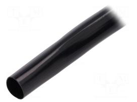 Insulating tube | Mat: PVC | black | -20÷125°C | Øint: 16mm | L: 10m