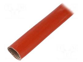 Insulating tube | Mat: glass fibre coated  with silicone rubber