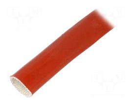 Insulating tube | Mat: glass fibre coated  with silicone rubber