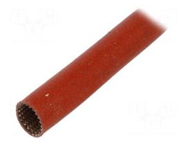 Insulating tube | Mat: glass fibre coated  with silicone rubber