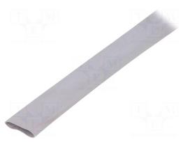 Insulating tube | Mat: silicone | light grey | -30÷200°C | Øint: 14mm