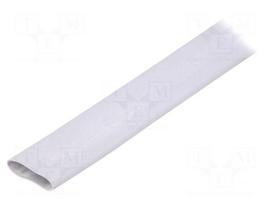 Insulating tube | Mat: silicone | light grey | -30÷200°C | Øint: 16mm