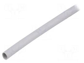 Insulating tube | Mat: silicone | light grey | -30÷200°C | Øint: 6mm