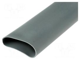 Insulating tube | Mat: silicone | light grey | -30÷200°C | Øint: 18mm