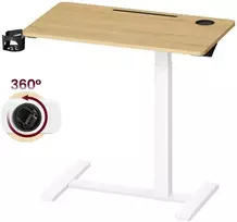 TV staliukas Songmics Mobilus šoninis staliukas 80 x 45 x (65–102) cm