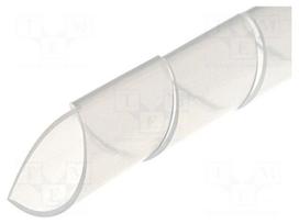 Spiral wrapping | ØBundle : 9÷32mm | polyetylene | natural | L: 10m