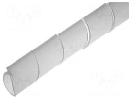 Spiral wrapping | ØBundle : 12÷35mm | polyetylene | natural | L: 10m