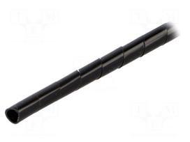 Spiral wrapping | ØBundle : 4÷50mm | polyetylene | black | L: 10m