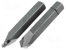 Kit: screwdriver bits | Pcs: 2 | 35mm | Mounting: 1/4" (C6,3mm)