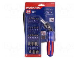 Kit: screwdrivers | Kind of holder: 1/4" (6,3mm),magnetic