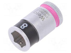 Key | hex socket,socket spanner | HEX 8mm | 1/4" | 23mm
