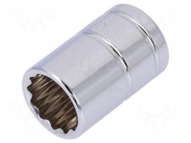 Key | twelve point socket | 11mm | 1/4" | Chrom-vanadium steel