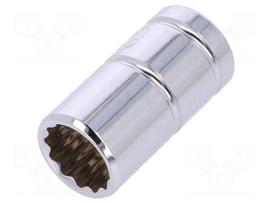 Key | twelve point socket | 9mm | 1/4" | Chrom-vanadium steel