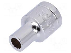 Key | twelve point socket | 6mm | 3/8" | Chrom-vanadium steel