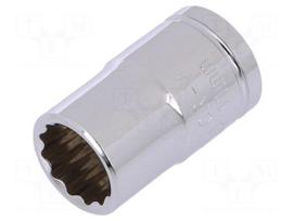 Key | twelve point socket | 11mm | 3/8" | Chrom-vanadium steel